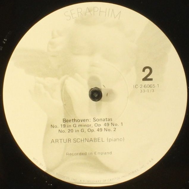 Seraphim IC-6065 - Artur Schnabel, Ludwig van Beethoven - The Co - Image 9