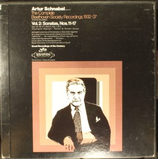 Seraphim IC-6064 - Artur Schnabel, Ludwig van Beethoven - The Co