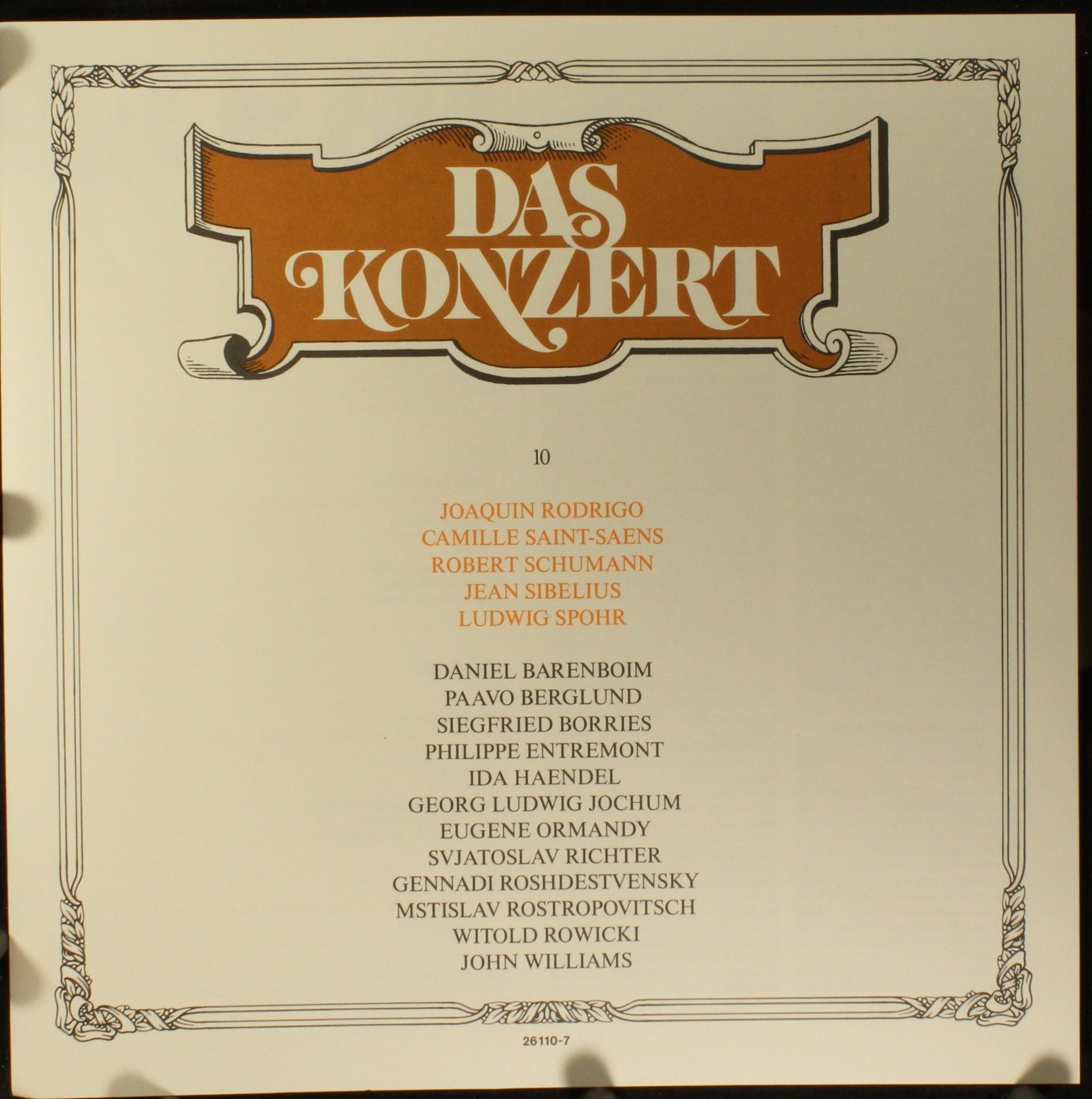 CBS 29 253-2 - Joaquín Rodrigo, Camille Saint-Saëns, Robert Schu - Image 4