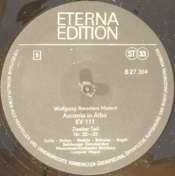 Eterna 8 27 362-364 - Wolfgang Amadeus Mozart - Ascanio In Alba - Image 8