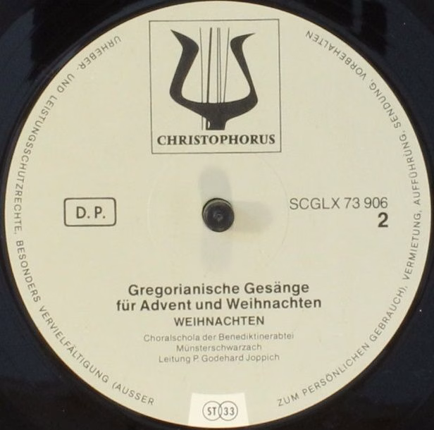 Christophorus SCGLX 73 906 - Choralschola Der Benediktinerabtei - Image 8
