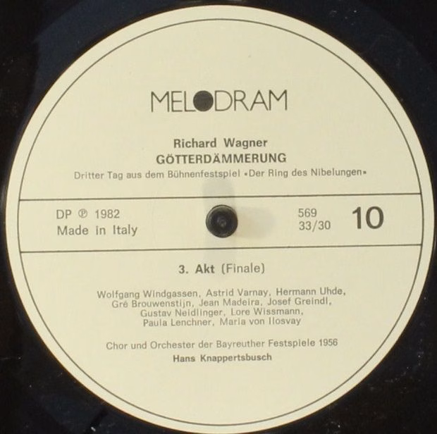 Melodram MEL 567 - Richard Wagner - Götterdämmerung 1956 - Image 13