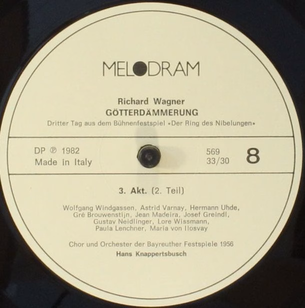 Melodram MEL 567 - Richard Wagner - Götterdämmerung 1956 - Image 5
