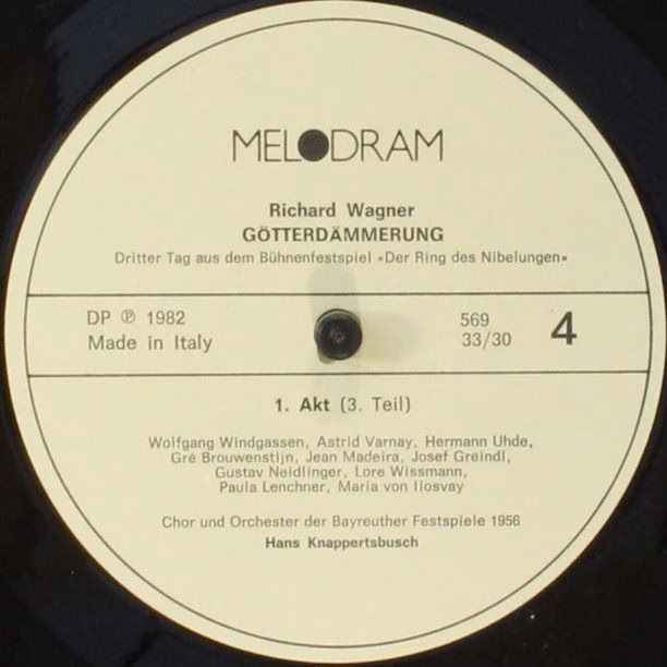 Melodram MEL 567 - Richard Wagner - Götterdämmerung 1956 - Image 7