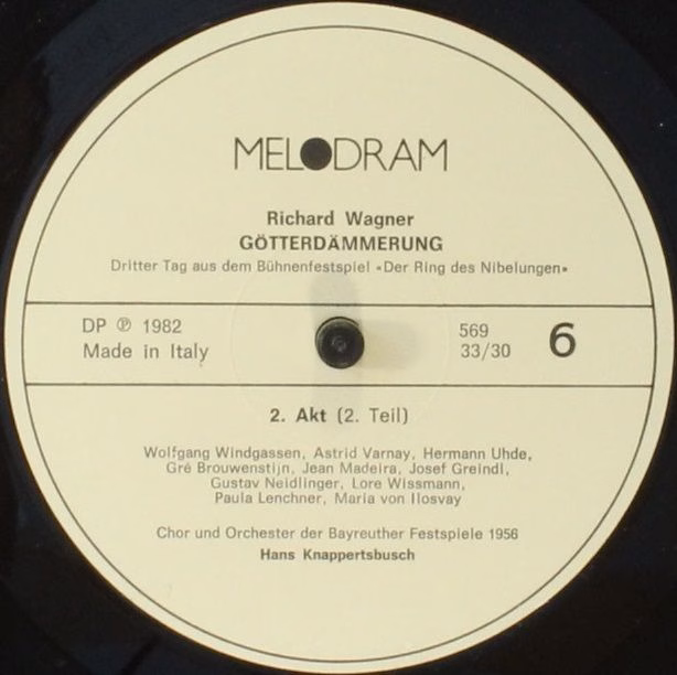 Melodram MEL 567 - Richard Wagner - Götterdämmerung 1956 - Image 9