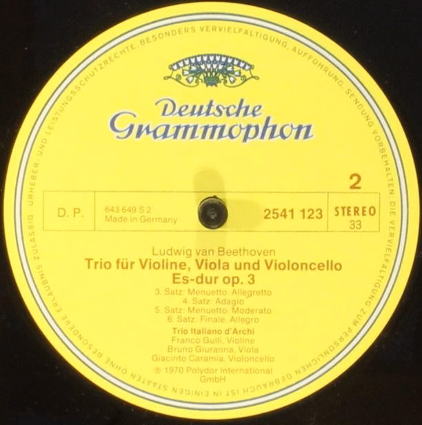 Deutsche Grammophon 2733 004 - Ludwig Van Beethoven, Trio Italia - Image 9