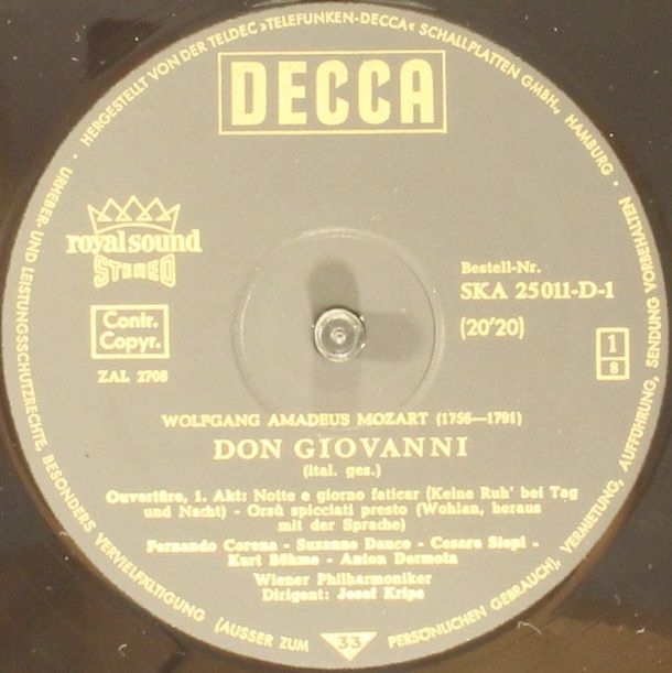DECCA SKA 25 011-D/1-4 - Wolfgang Amadeus Mozart, Lisa Della Cas - Image 6