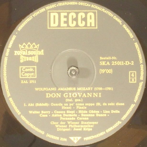 DECCA SKA 25 011-D/1-4 - Wolfgang Amadeus Mozart, Lisa Della Cas - Image 7