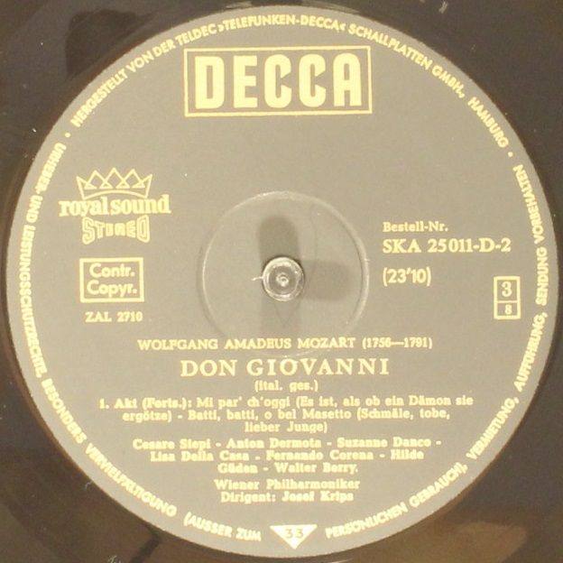 DECCA SKA 25 011-D/1-4 - Wolfgang Amadeus Mozart, Lisa Della Cas - Image 8