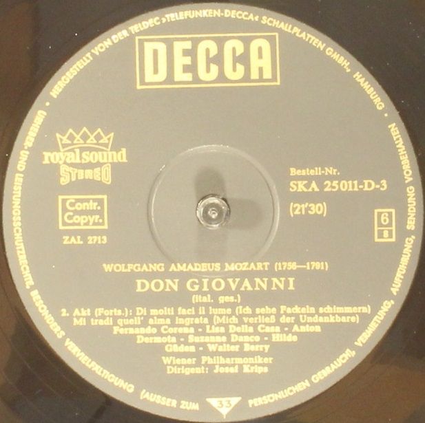DECCA SKA 25 011-D/1-4 - Wolfgang Amadeus Mozart, Lisa Della Cas - Image 10