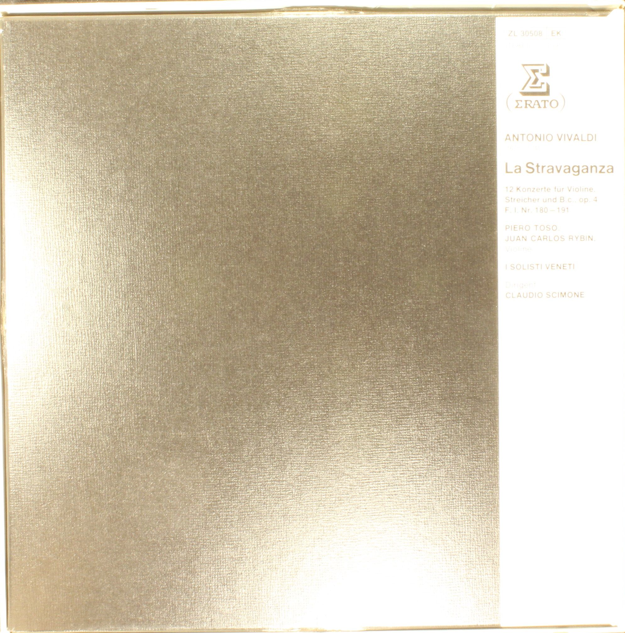 Erato ZL 30508 EK - Antonio Vivaldi, I Solisti Veneti, Claudio S - Image 2