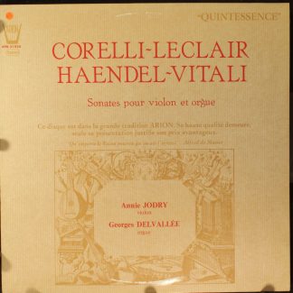 ARION ARN 31 929 - Annie Jodry, Georges Delvallée - Corelli-Lecl