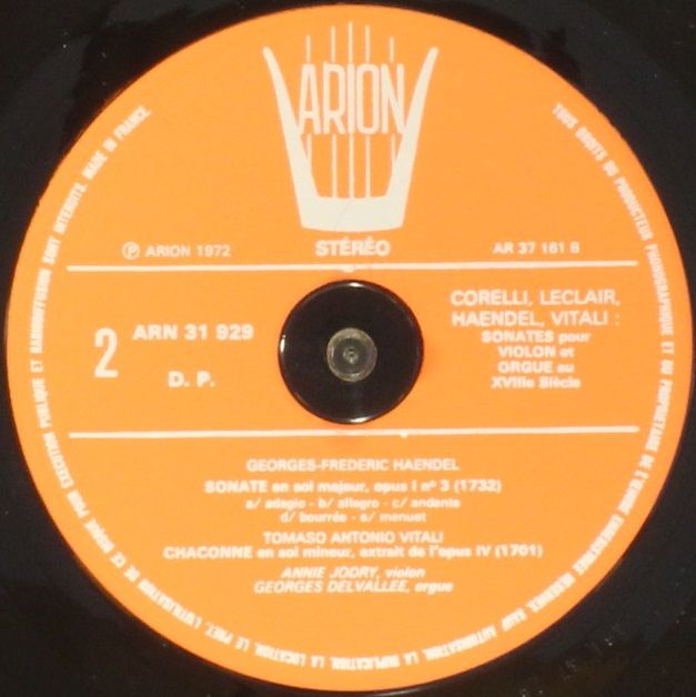 ARION ARN 31 929 - Annie Jodry, Georges Delvallée - Corelli-Lecl - Image 3