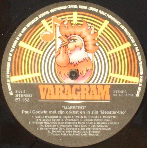 VARAgram ET 153 - Paul Godwin (2), Paul Godwins Orkester, Paul G - Image 4