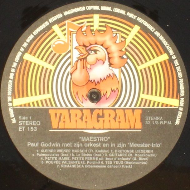 VARAgram ET 153 - Paul Godwin (2), Paul Godwins Orkester, Paul G - Image 3