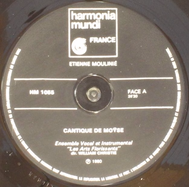 harmonia mundi France HM 1055 - Étienne Moulinié, Les Arts Flori - Image 5