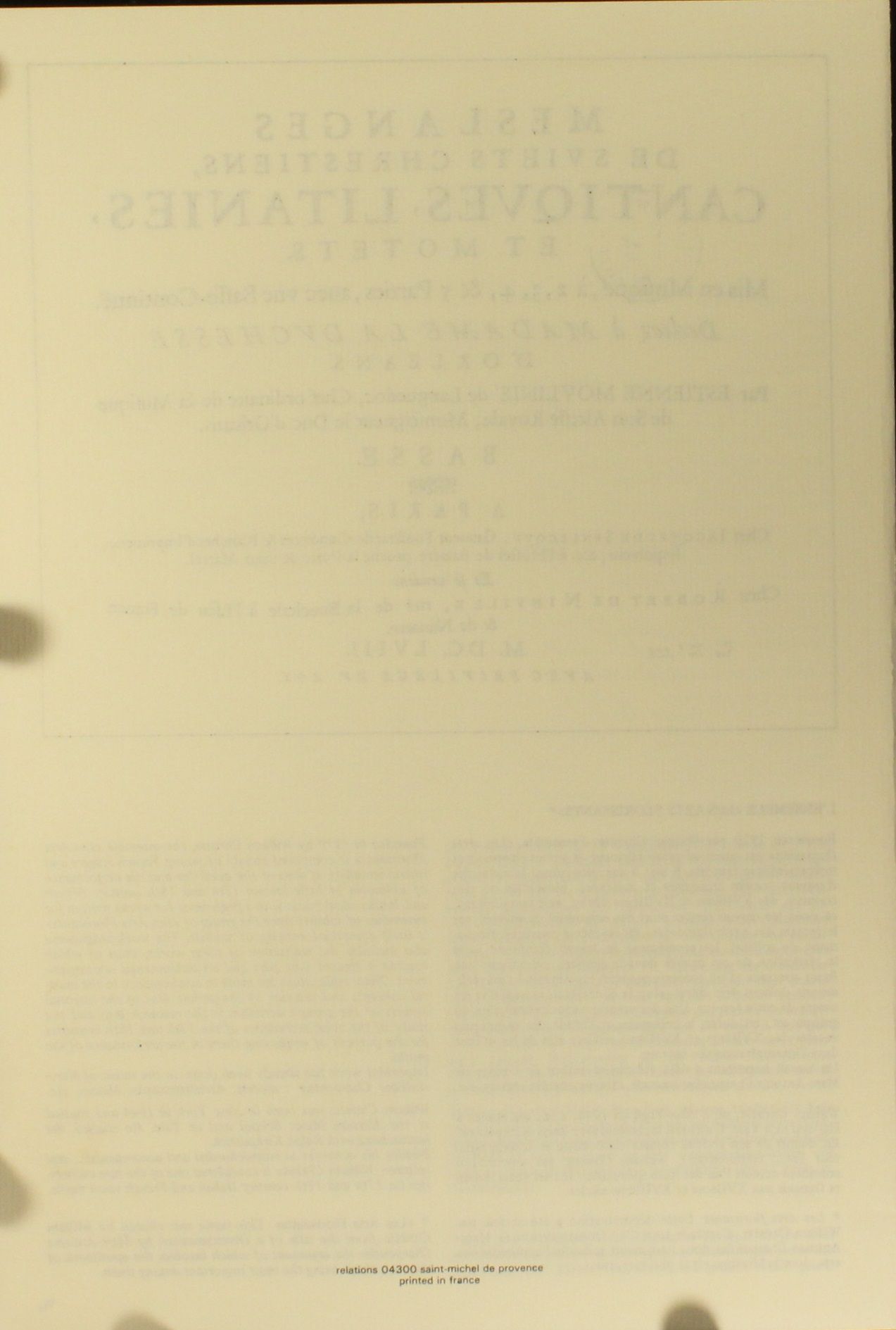 harmonia mundi France HM 1055 - Étienne Moulinié, Les Arts Flori - Image 4