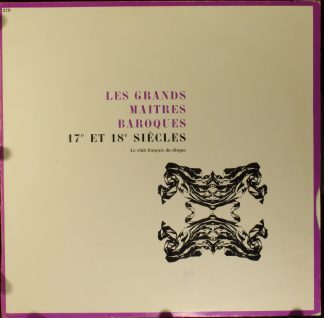 Le Club Français Du Disque 379 - Willem de Fesch, Domenico Scarl