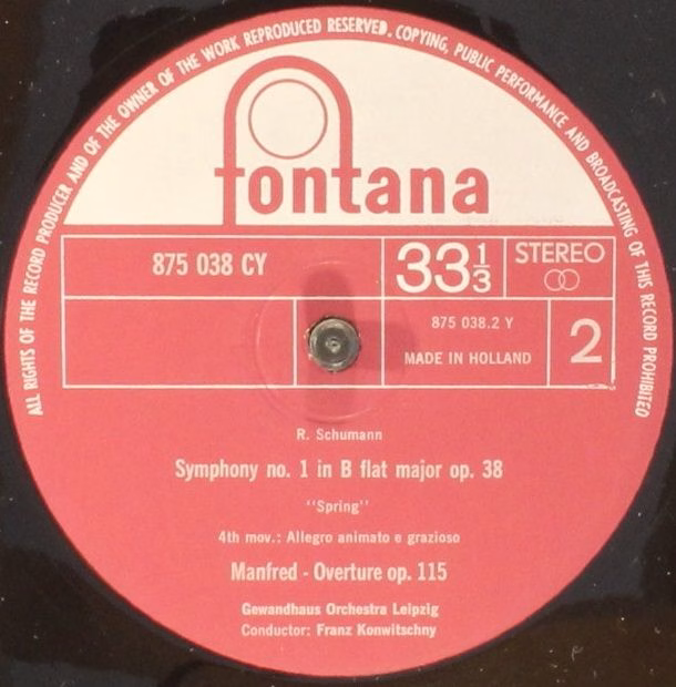 Fontana 875 038 CY - Robert Schumann, Gewandhausorchester Leipzi - Image 4