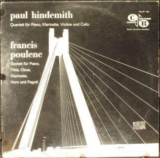 Comes Record CRL-ST 1003 - Paul Hindemith, Francis Poulenc, Kamm