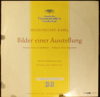 Deutsche Grammophon LP 16 061 - Modest Mussorgsky, Maurice Ravel