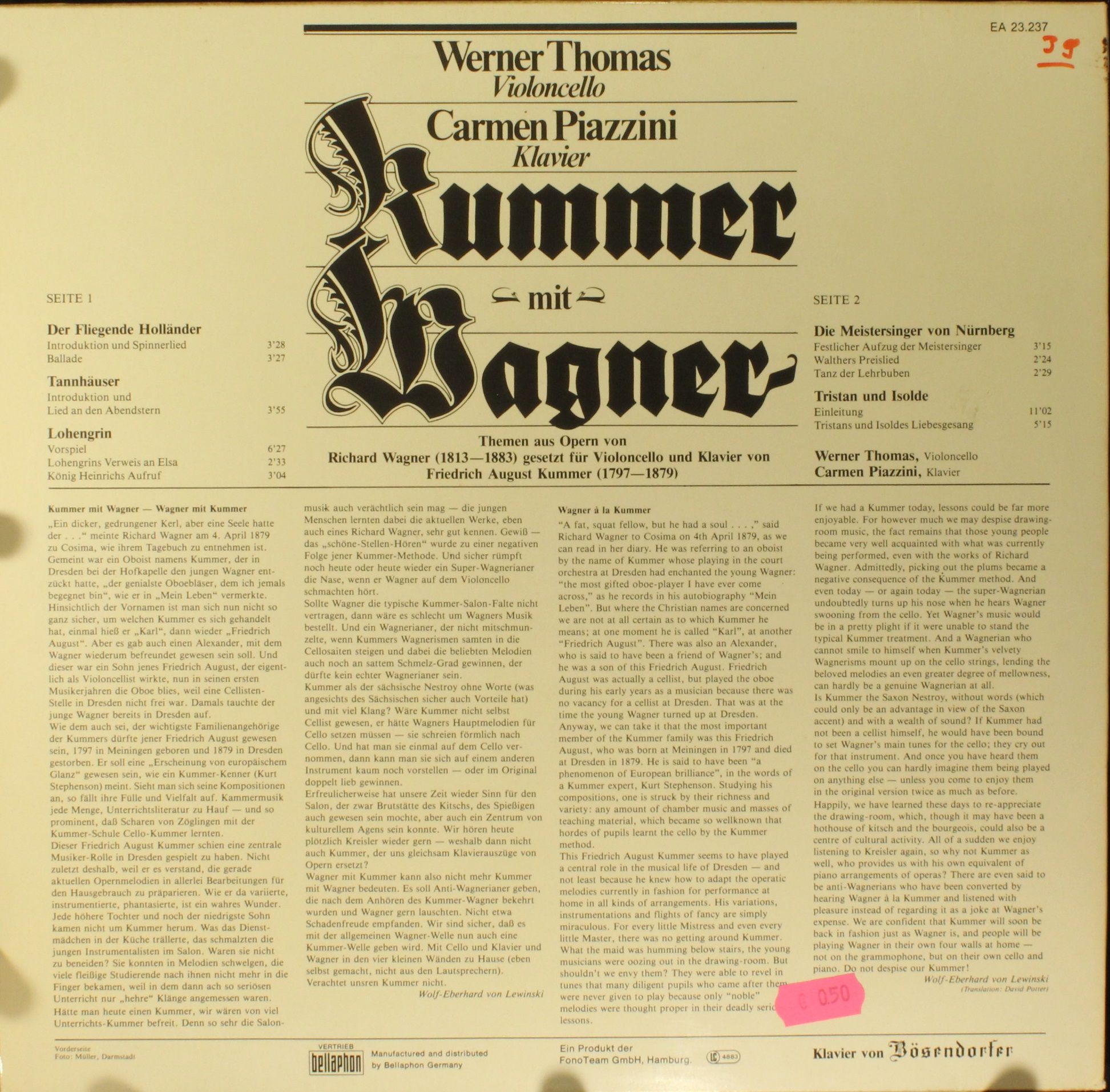 ACANTA EA 23.237 - Werner Thomas (2), Carmen Piazzini, Friedrich - Image 2