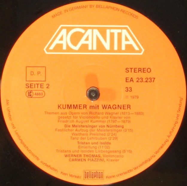 ACANTA EA 23.237 - Werner Thomas (2), Carmen Piazzini, Friedrich - Image 3