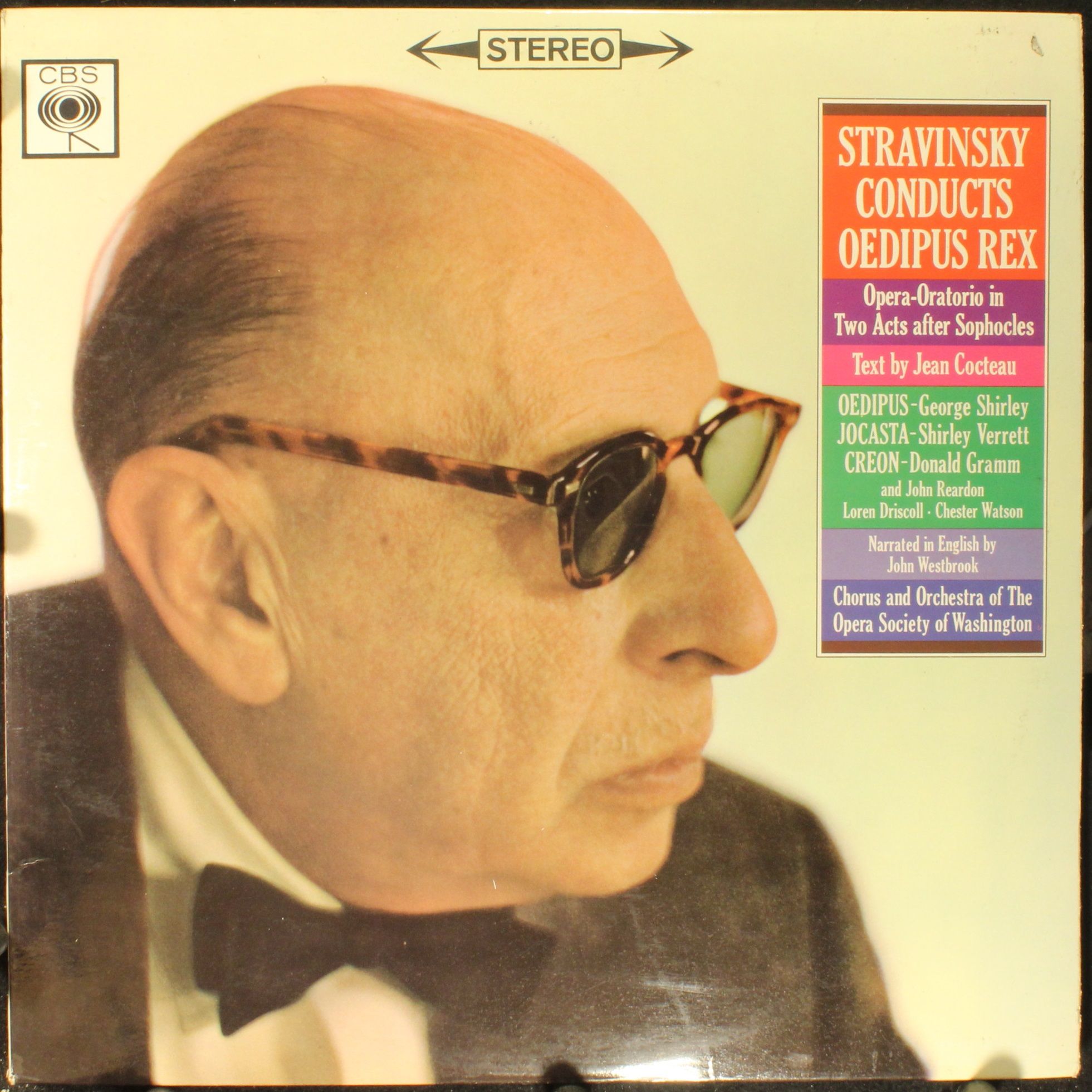 CBS BRG 72131 - Igor Stravinsky - Stravinsky Conducts Oedipus Re