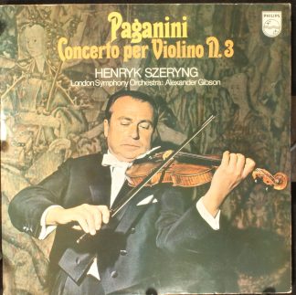 Philips 6500 175 - Niccolò Paganini, Henryk Szeryng, London Symp