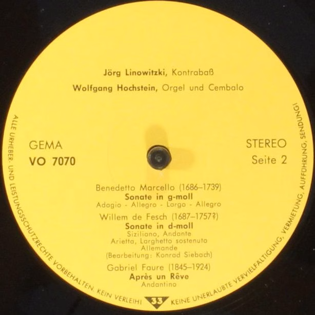 Not On Label VO 7070 - Jörg Linowitzki, Wolfgang Hochstein - Jör - Image 3