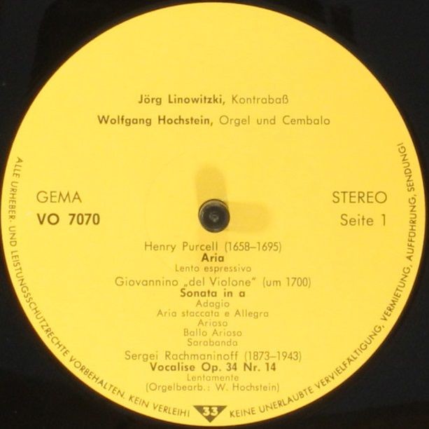 Not On Label VO 7070 - Jörg Linowitzki, Wolfgang Hochstein - Jör - Image 4