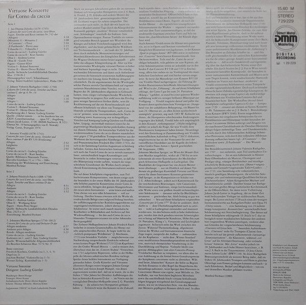 Eterna 7 29 229 - Ludwig Güttler, Virtuosi Saxoniae - Virtuose K - Image 2