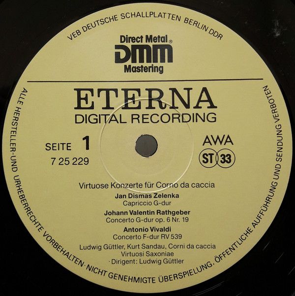 Eterna 7 29 229 - Ludwig Güttler, Virtuosi Saxoniae - Virtuose K - Image 3