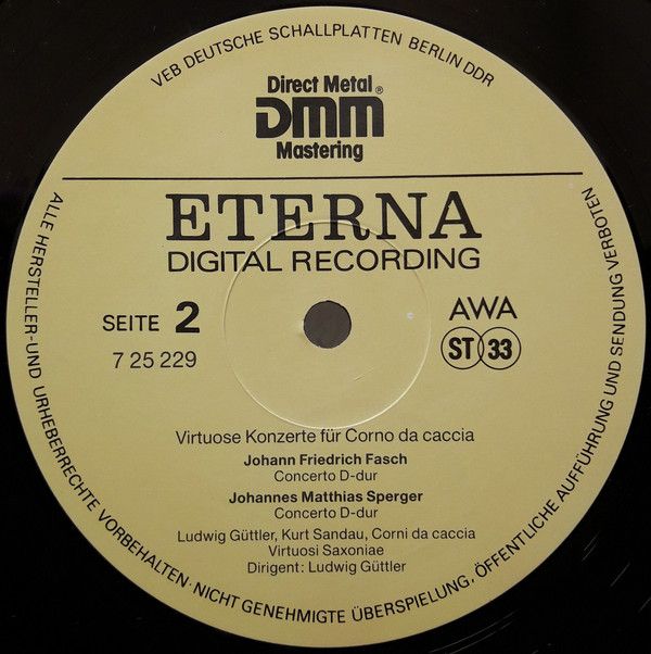 Eterna 7 29 229 - Ludwig Güttler, Virtuosi Saxoniae - Virtuose K - Image 4