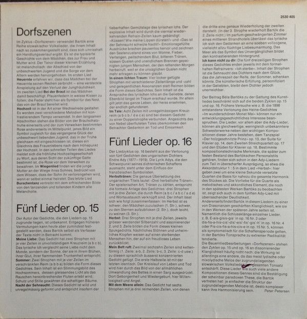 Deutsche Grammophon 2530 405 - Béla Bartók, Julia Hamari, Konrad - Image 6