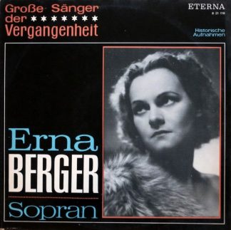 Eterna 8 21 118 - Erna Berger - Erna Berger - Sopran