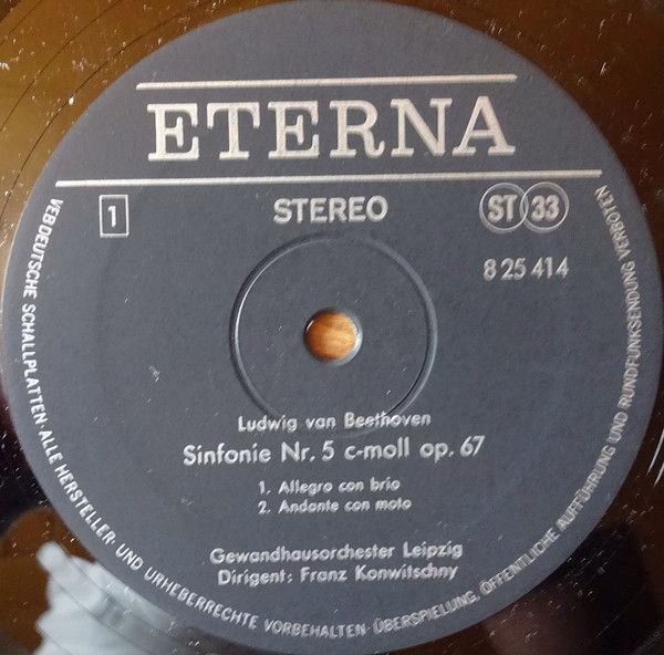 Eterna 8 25 414 - Ludwig van Beethoven, Gewandhausorchester Leip - Image 3