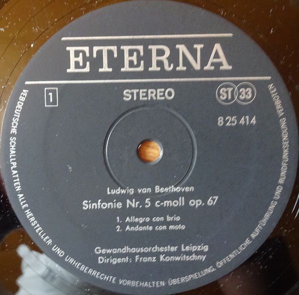 Eterna 8 25 414 - Ludwig van Beethoven, Gewandhausorchester Leip - Image 3