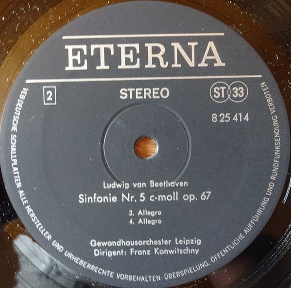 Eterna 8 25 414 - Ludwig van Beethoven, Gewandhausorchester Leip - Image 4