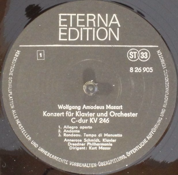 Eterna 8 26 905 - Wolfgang Amadeus Mozart, Annerose Schmidt, Dre - Image 4