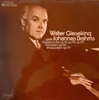 Dacapo C 147-01 575 76 - Walter Gieseking, Johannes Brahms - Kla