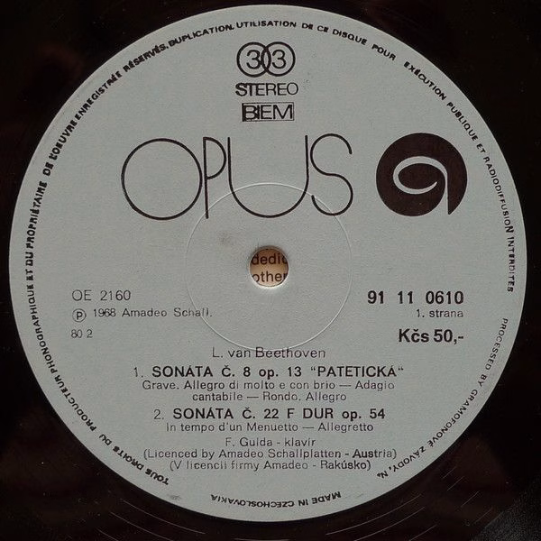 Opus 9111 0610 - Ludwig van Beethoven, Friedrich Gulda - Beethov - Image 3