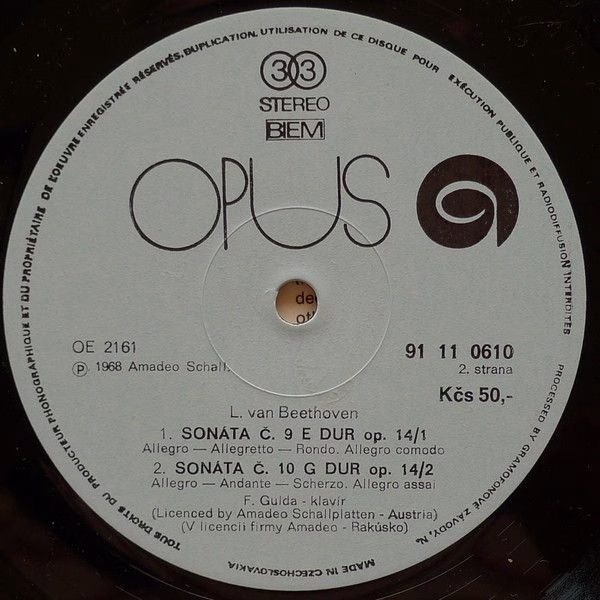 Opus 9111 0610 - Ludwig van Beethoven, Friedrich Gulda - Beethov - Image 4