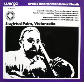 WERGO WER 60036 - Siegfried Palm, György Ligeti, Krzysztof Pende