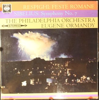 CBS SBRG 72026 - Ottorino Respighi, Jean Sibelius, The Philadelp