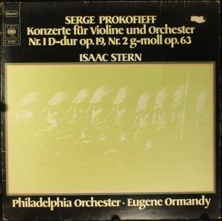 CBS 61 796 - Sergei Prokofiev, Isaac Stern, Eugene Ormandy, The