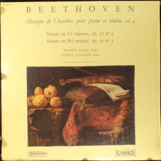 Musidisc 30 RC 727 - Ludwig van Beethoven, Franco Gulli, Enrica