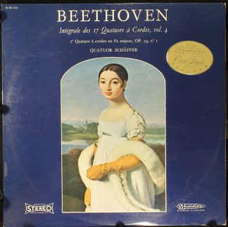 Musidisc 30 RC 654 - Ludwig van Beethoven, Quatuor Schäffer - In