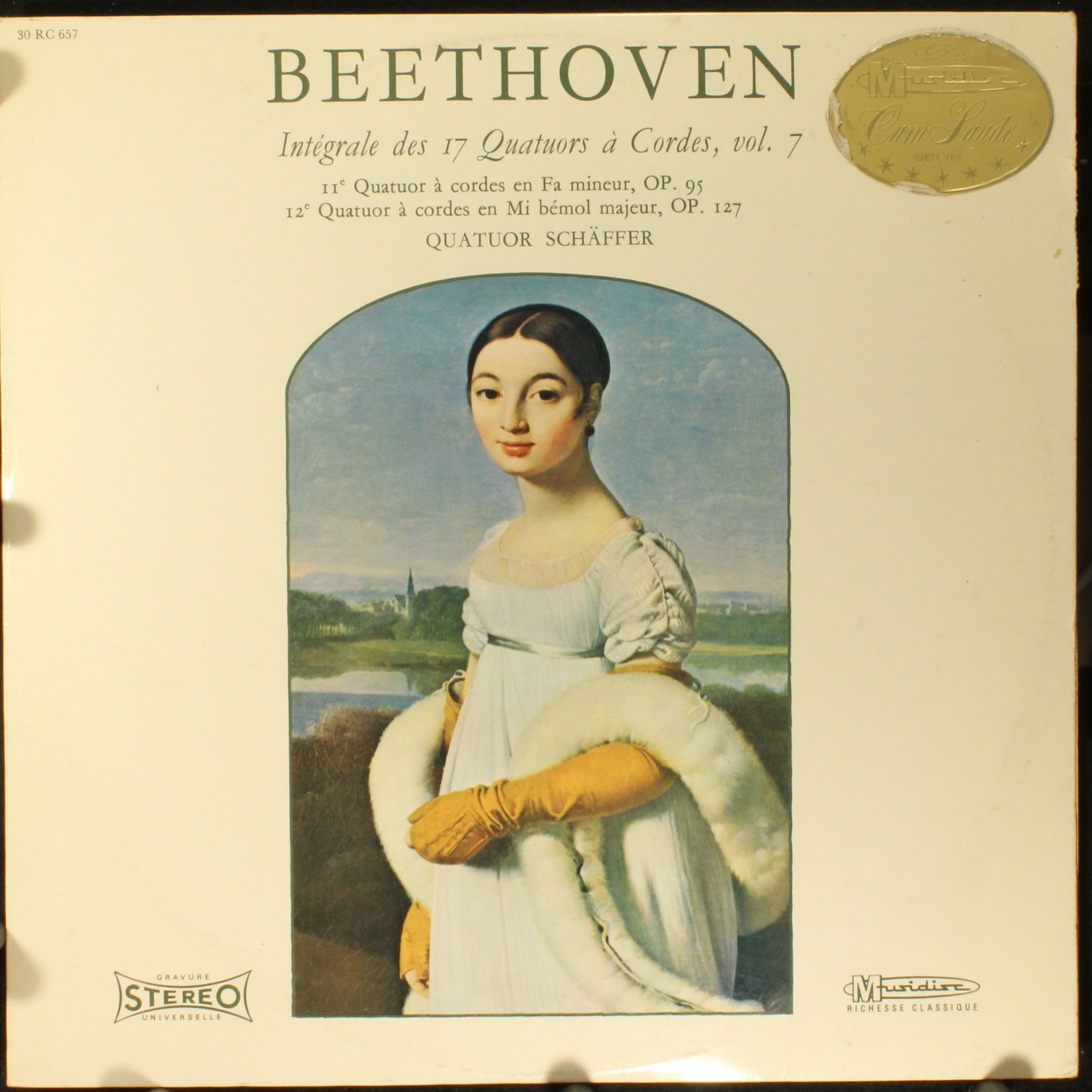 Musidisc 30 RC 657 - Ludwig van Beethoven, Quatuor Schäffer - In