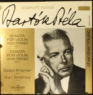 Hungaroton SLPX 11655 - Béla Bartók, Gidon Kremer, Yuri Smirnov